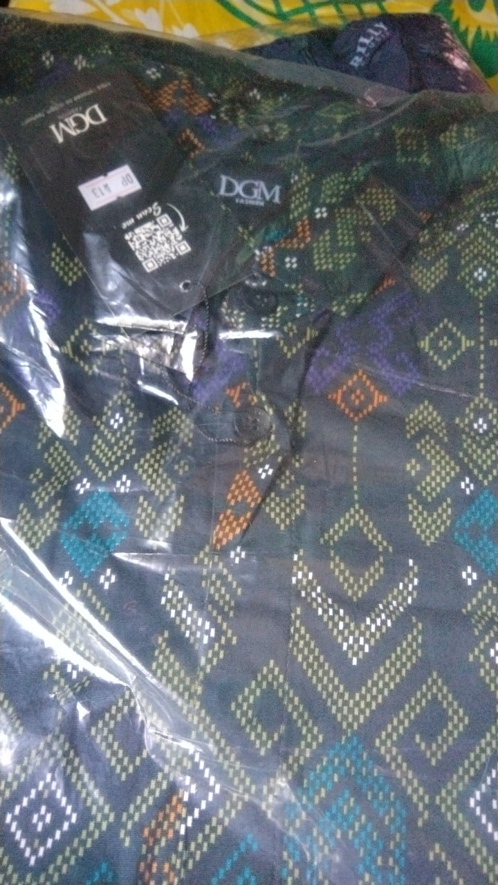 Dgm Fashion New Arrival Distro Batik Pria Bordir Sogan Batikaf Notoarto Batik Ipnu-ippnu Hem Pria