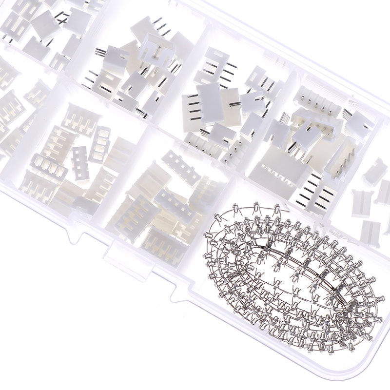 【Theredsunrisesiwy.id】230pcs PH2.0 2p 3p 4 pin 2.0mm pitch terminal kit pin header JST connector