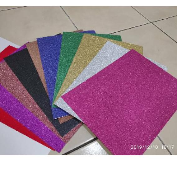 

*Barang Terlaris,,♚ Glitter Paper A4 (Holographic Card) *g,^