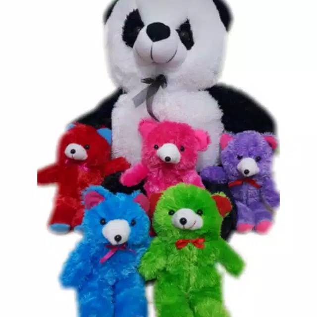 Boneka teddy bear XL beranak 5.