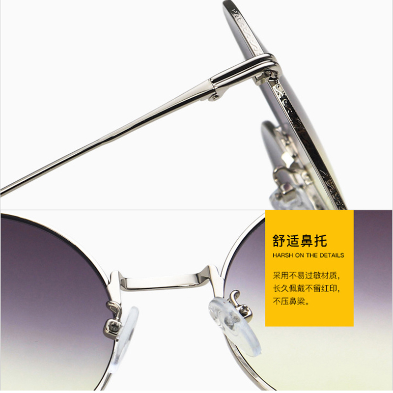 Retro Round Metal Sunglasses For Men and Women