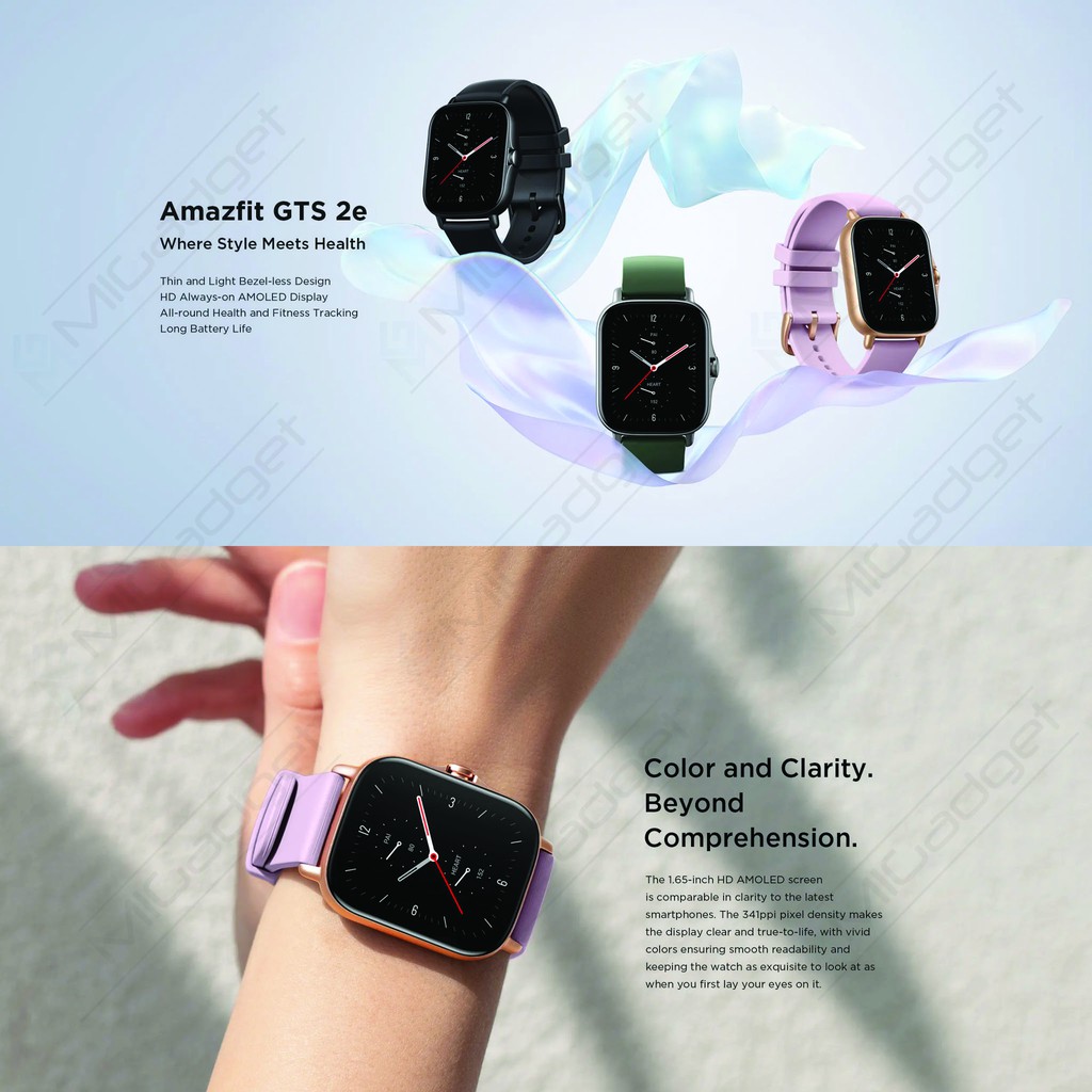 Amazfit GTS 2E 2 E Jam Tangan Digital Smartwatch Sport Garansi Resmi