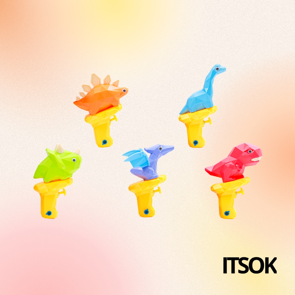 ITSOK Pistol air dinosaurus / tembakan air anak / water gun