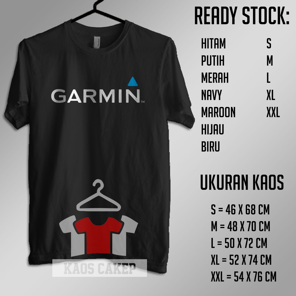 Kaos Mancing Garmin Logo Baju Distro