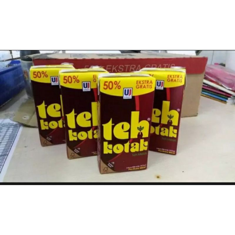 

Paket Hemat 4pcs Teh Kotak ,4 varian rasa harga grosir, BAYAR DITEMPAT