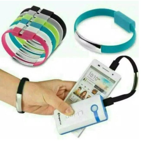 KABEL DATA GELANG MICRO USB V8 98 / CABLE BRACELET ANDROID USB / TETTA SHOP