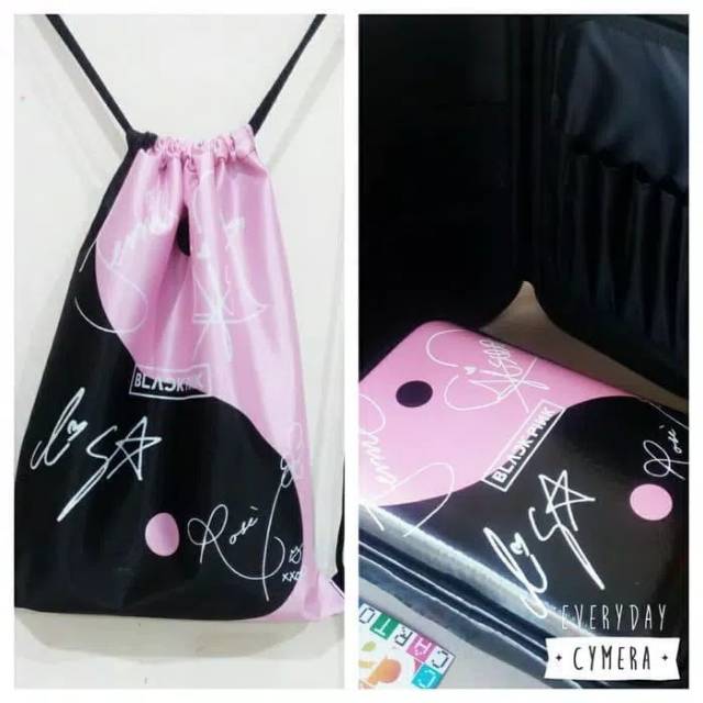 PAKET HPO + STRINGBAG BLACKPINK