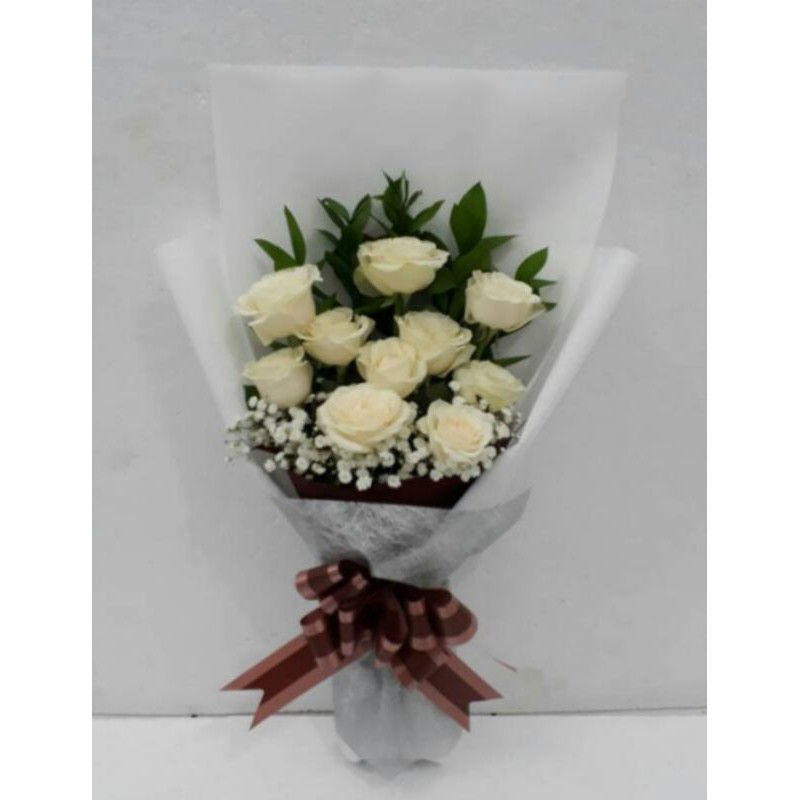 hand buket bunga asli