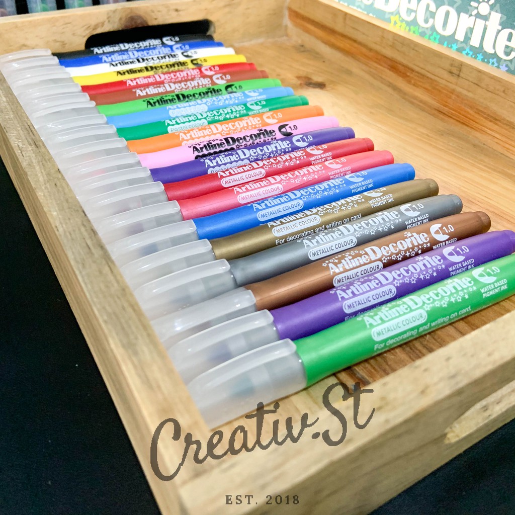 

ARTLINE Decorite Spidol Kaca Plastik Kayu Porselen Dekorasi Edf-1 Edf-2 Edf-3