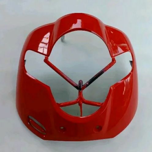 Termurah Bodi Motor MURAH cover front tameng scoopy new 2018 merah TERLARIS Aufia Sparepart Motor