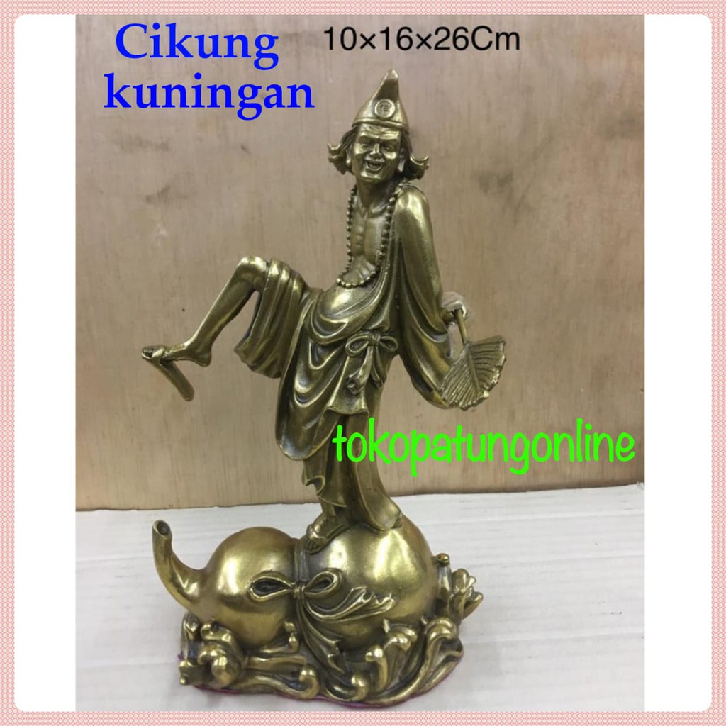 Patung Buddha Cikung Kuningan 10 in