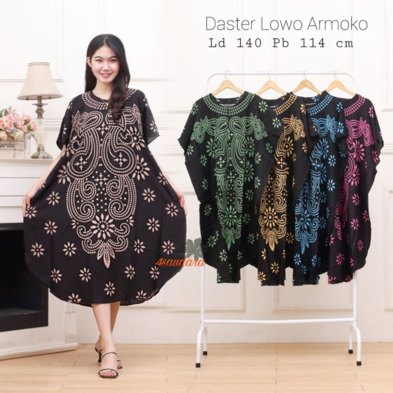 Daster Jumbo Ld 120 cm Matt Rayon - Daster Lowo Aura - Daster Kalong - Daster Murah - Daster Printing