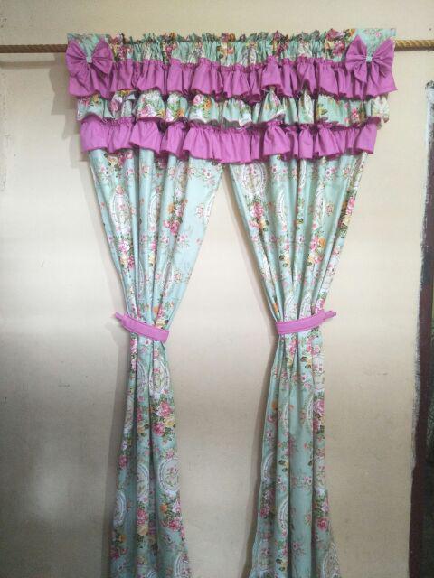 Chloe -kain Sprei Katun Lokal Meteran Vinotti Vienna