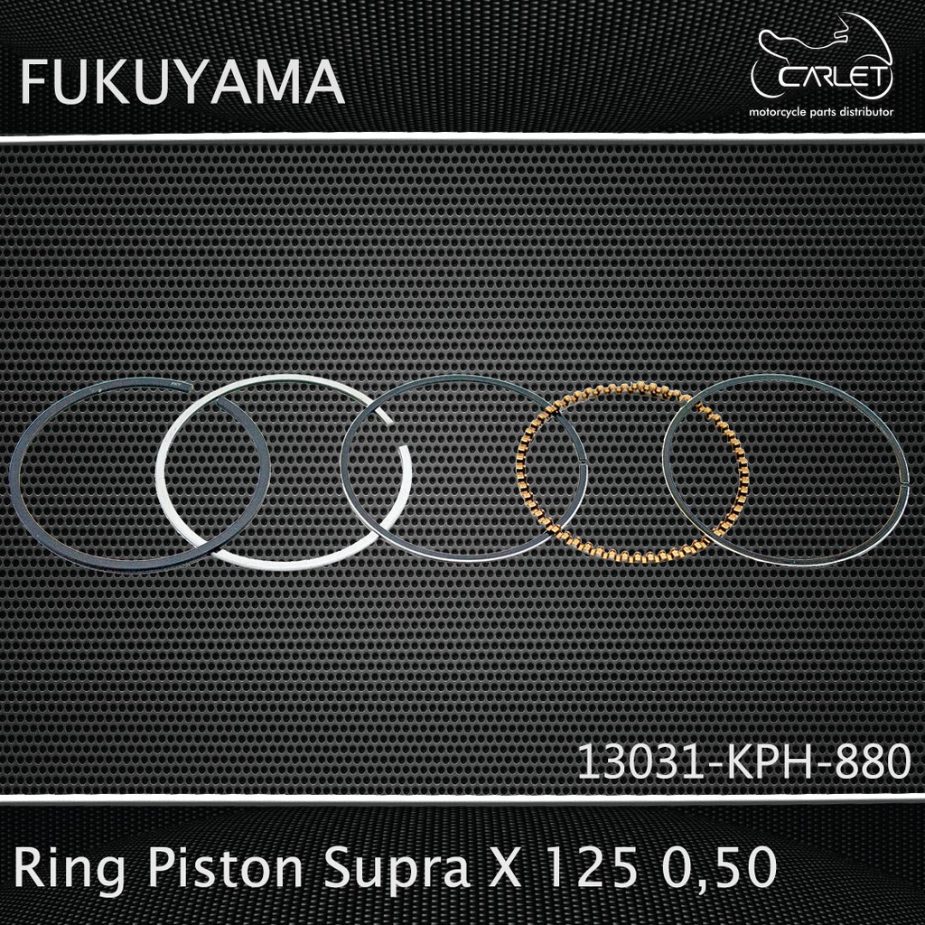 Fukuyama Ring Seher / Ring Piston Karisma / Supra X 125 / FI-0.50