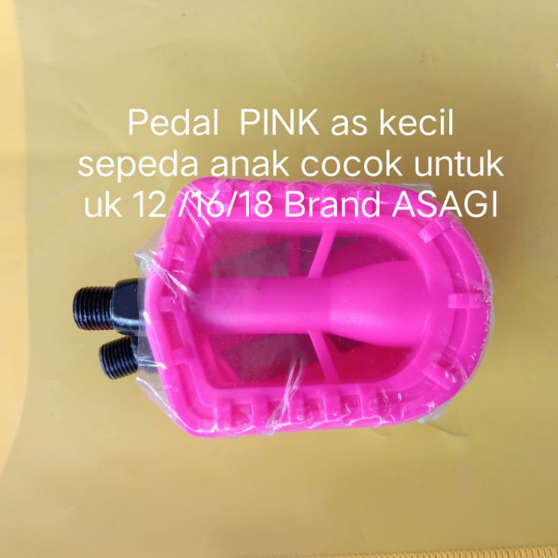 Pedal sepeda   As Kecil sepeda anak 12 16 18  Merah dan Biru