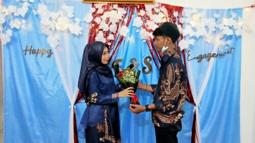Batik Couple Kebaya Set Hanum Series Tunangan Lamaran Wisuda Kondangan Kekinian 2021