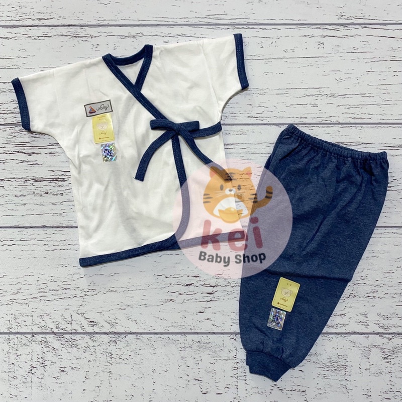 Kimono Bayi Newborn Set Nary 0 6 Bulan - Baju Bayi Newborn SNI