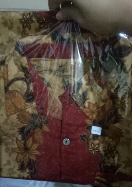 Kemeja Batik Dewasa Lengan Pendek, 113 Og#