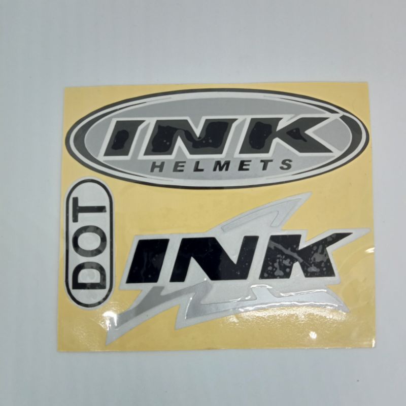 STIKER HELM INK SATU SET GROSIR