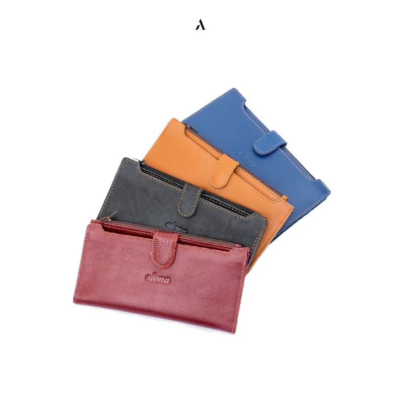 Dompet wanita kulit asli original alona evelyn alona leather