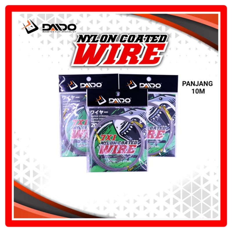 KAWAT WIRE NEKLIN DAIDO 1 X 7 nylon coated NEKLIN PANCING