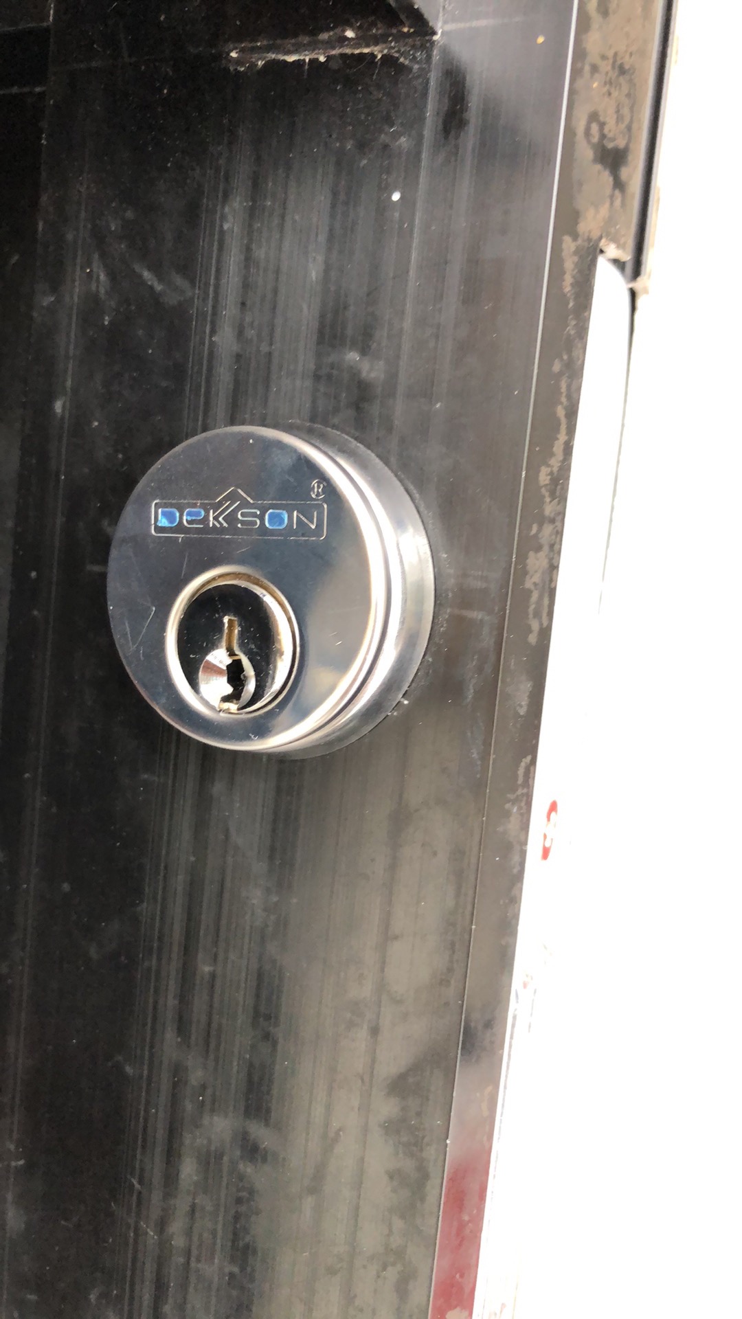 Aluminium Door Lock Kc 8128 Pendek/panjang Dekkson Kunci Pintu Swing Aluminium Kc-8128 Dekson