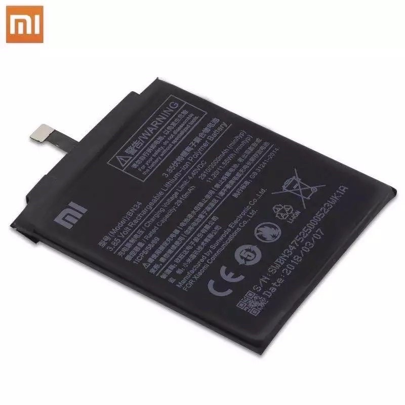 BN34 BATERAI XIAOMI REDMI 5A - ORI