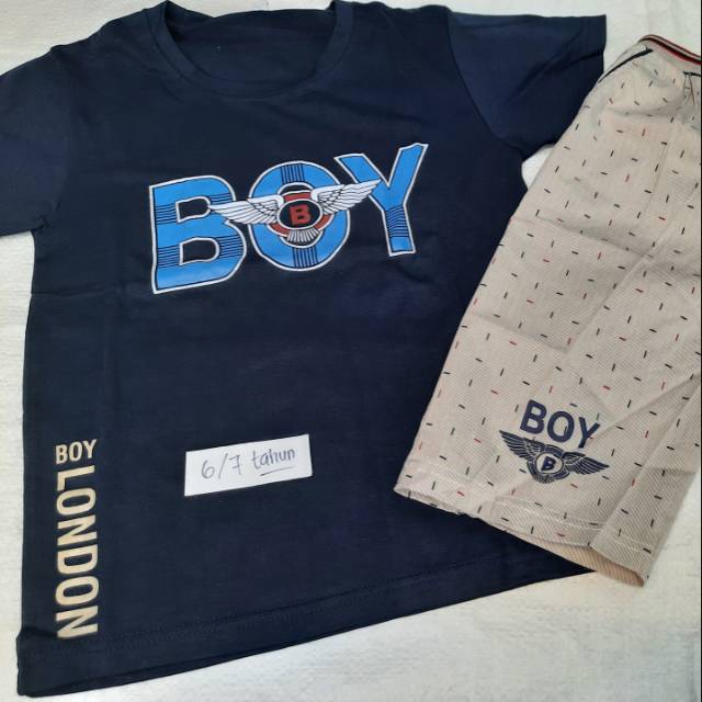 Stelan anak cowok/stelan baju jalan jalan