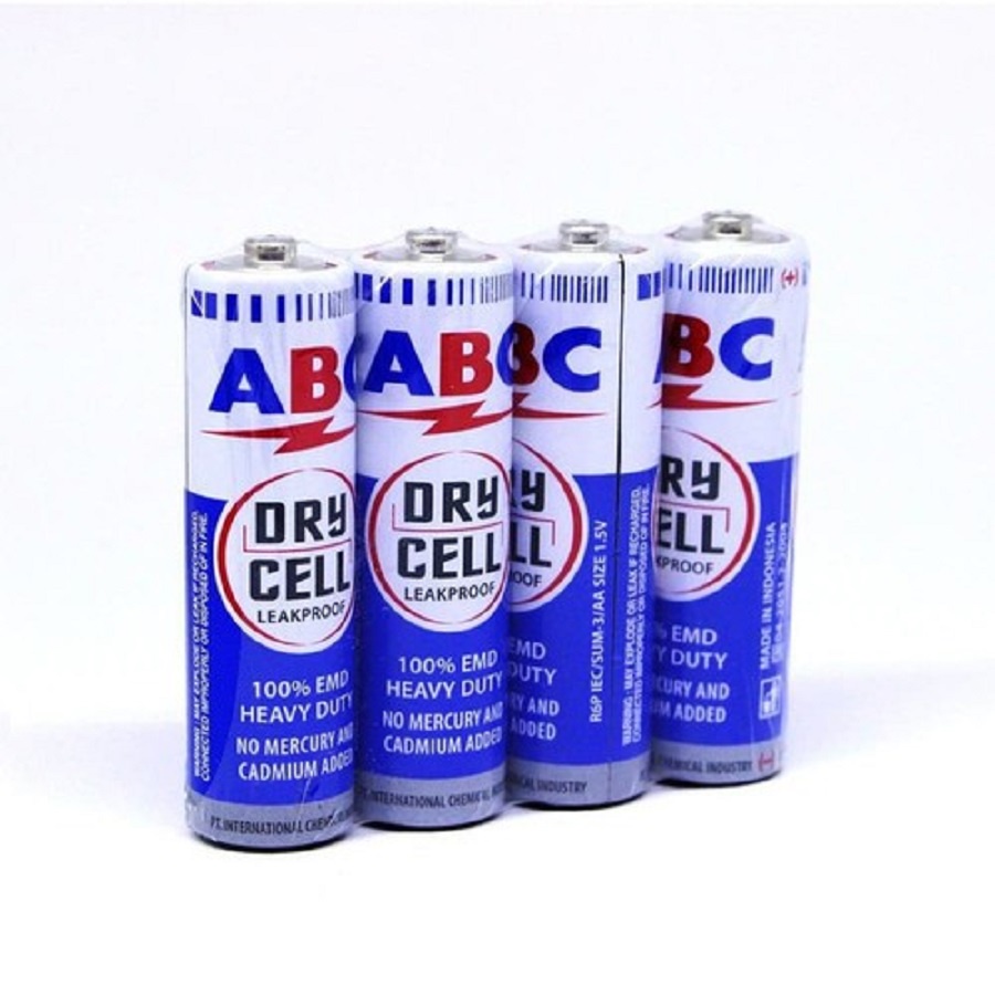 BATERAI BATRAI ABC BIRU A2 A3 AA AAA ANTI BOCOR BATTERY DRY CELL