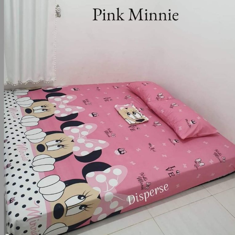Sprei Pink Minnie