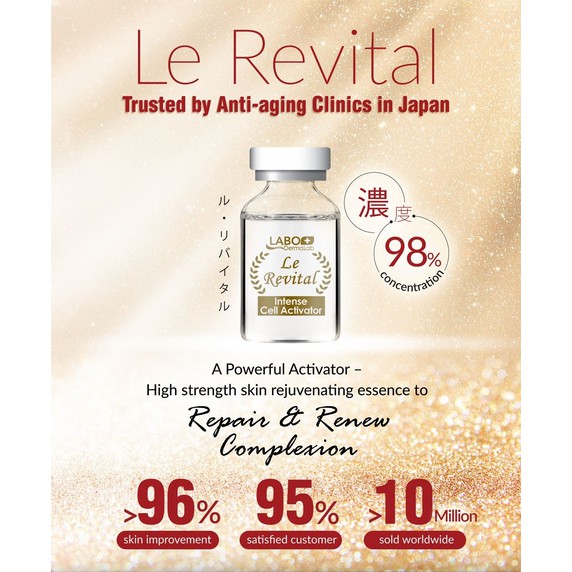 Le Revital Skin Essence serum 6ml ♥ Repair and Renew Complexion Placenta peptide Serum