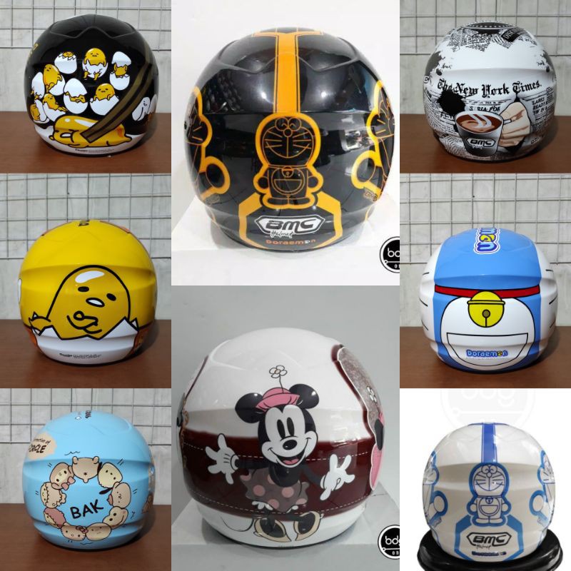 Helm BMC Milan Cartoon DORAEMON & MINNIE MOUSE Original BMC