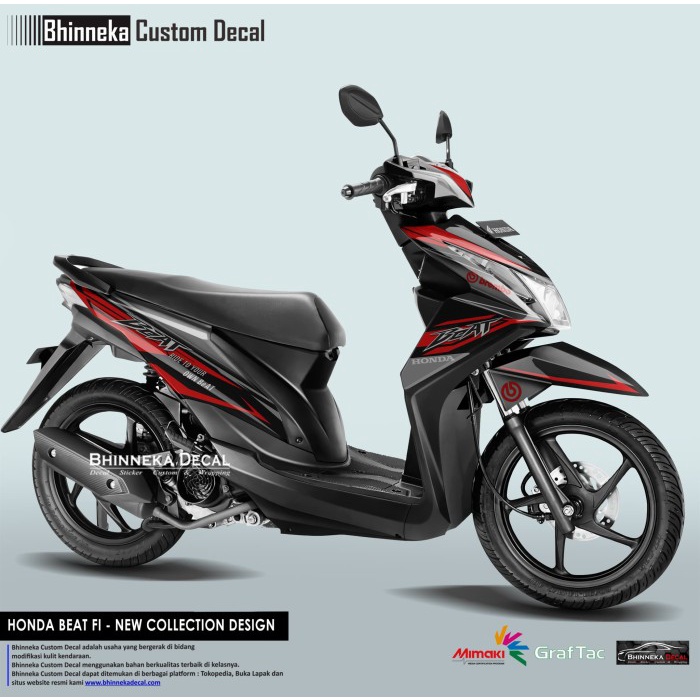 DECAL STICKER BEAT FI RED BREMBO