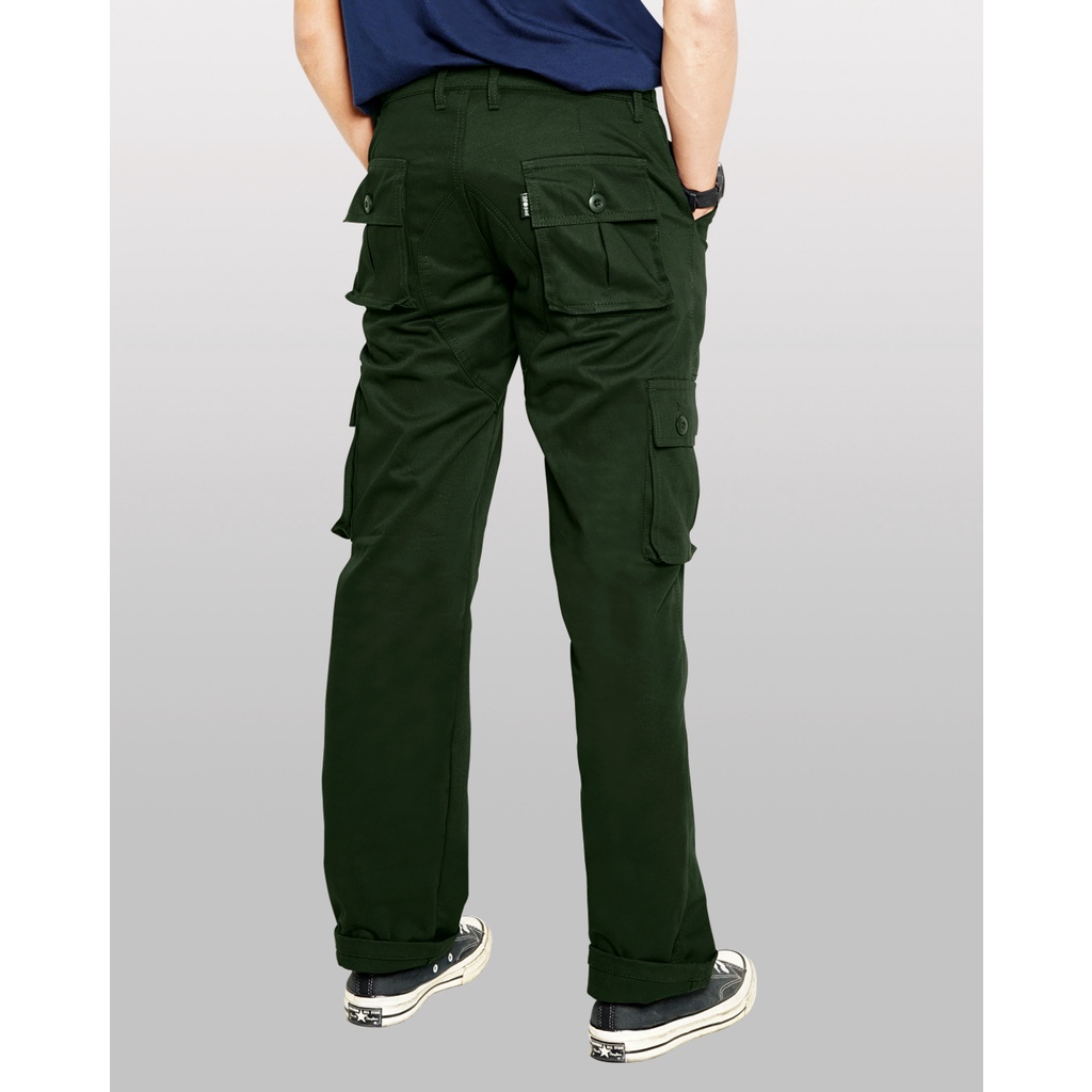 PLAIN AS DAY - TOBEY CARGO PANTS - ARMY