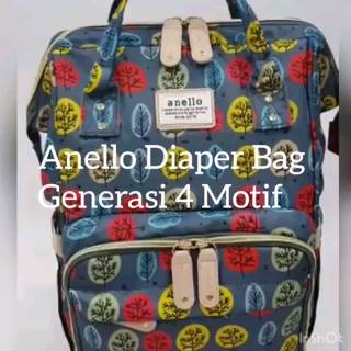 SEMI PREMIUM LUXE DIAPER BAG ANELLO  GEN 4 MOTIF BACKPACK 