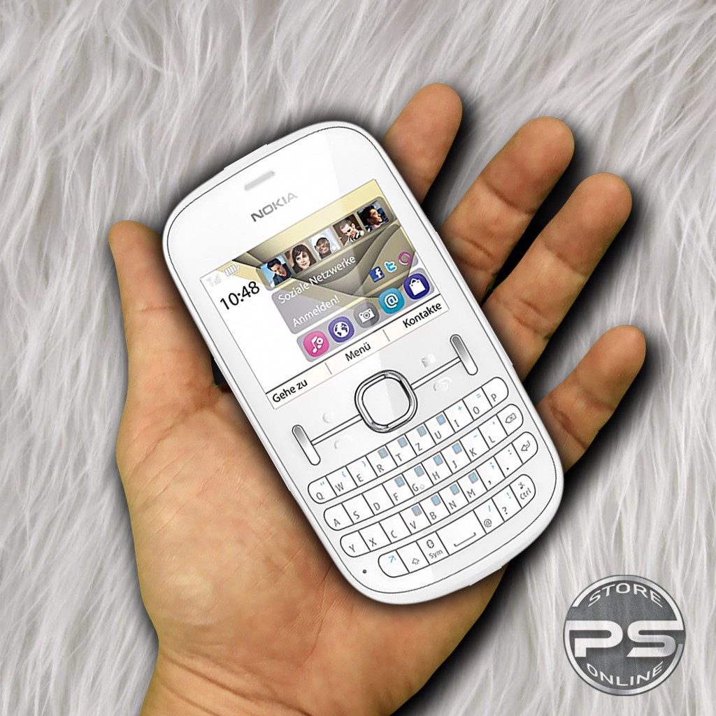 HP Nokia 201 ASHA Qwerty - HP Jadul - HP dengan fitur lengkap-4