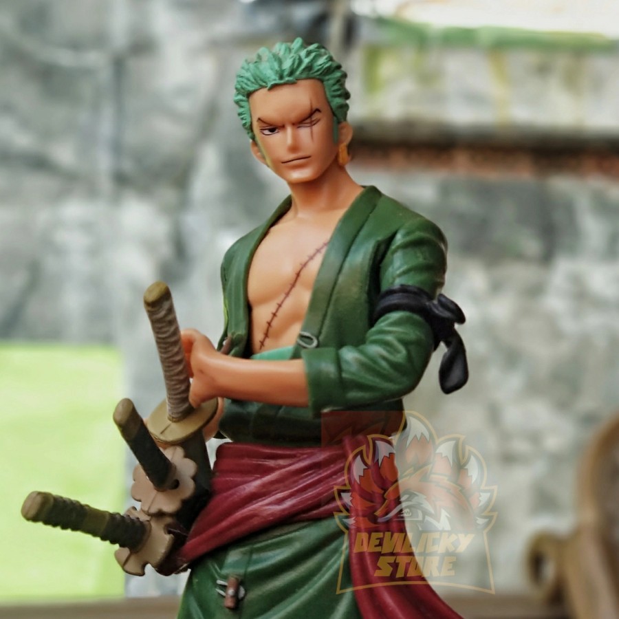 KWS Figure Grandista Roronoa Zoro One Piece Not POP Luffy Nero GLM NW