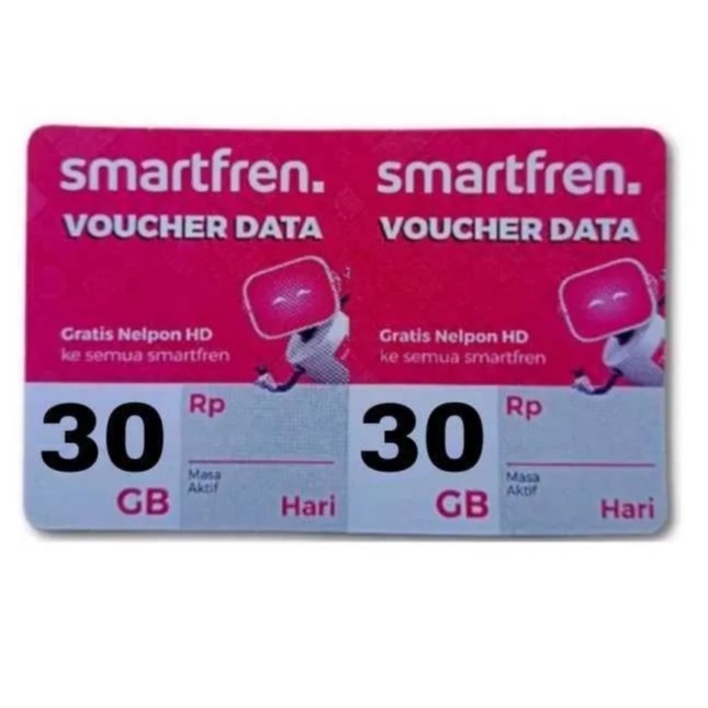 Voucher Smartfren Nonstop 30GB 30Hari