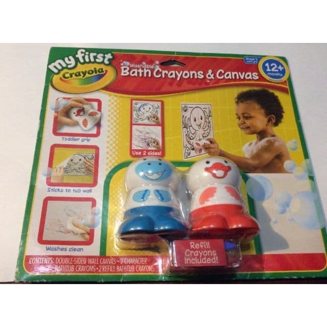 

Crayola 81-1305 My First Crayola DualSided Bath Canvas Crayon Set