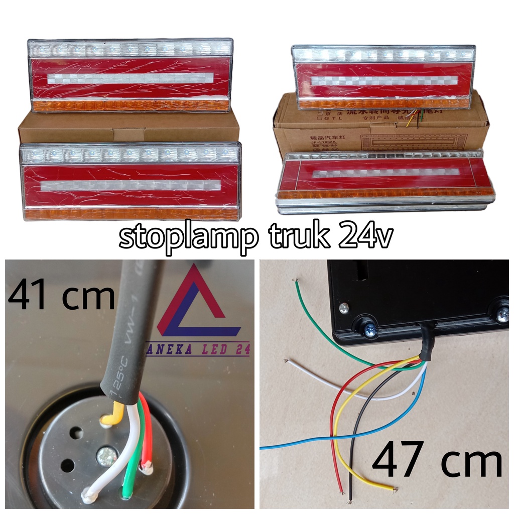 Stoplamp truck 24v size 41cm