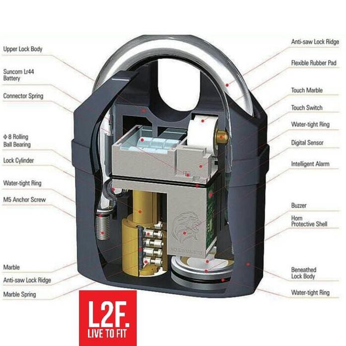 GEMBOK ALARM KINBAR / GEMBOK ALARM MOTOR / GEMBOK MOTOR / KINBAR TF1595