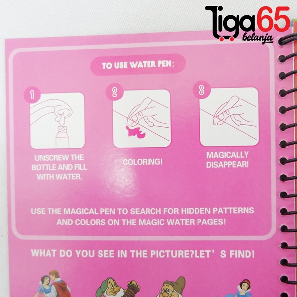 365 MAGIC BOOK #40846 Buku Mainan Edukasi Anak Fancy Karakter