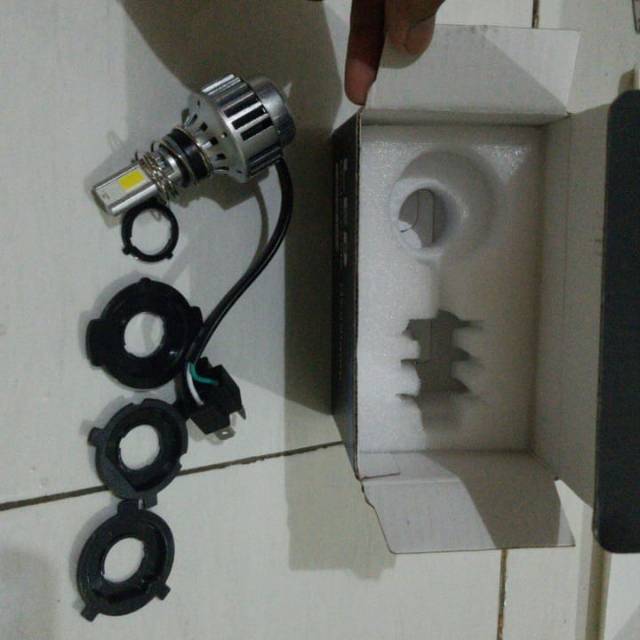 LAMPU UTAMA LAMPU LED MOTOR H4 H6 40 WATT SUPER TERANG 4500 LUMENS