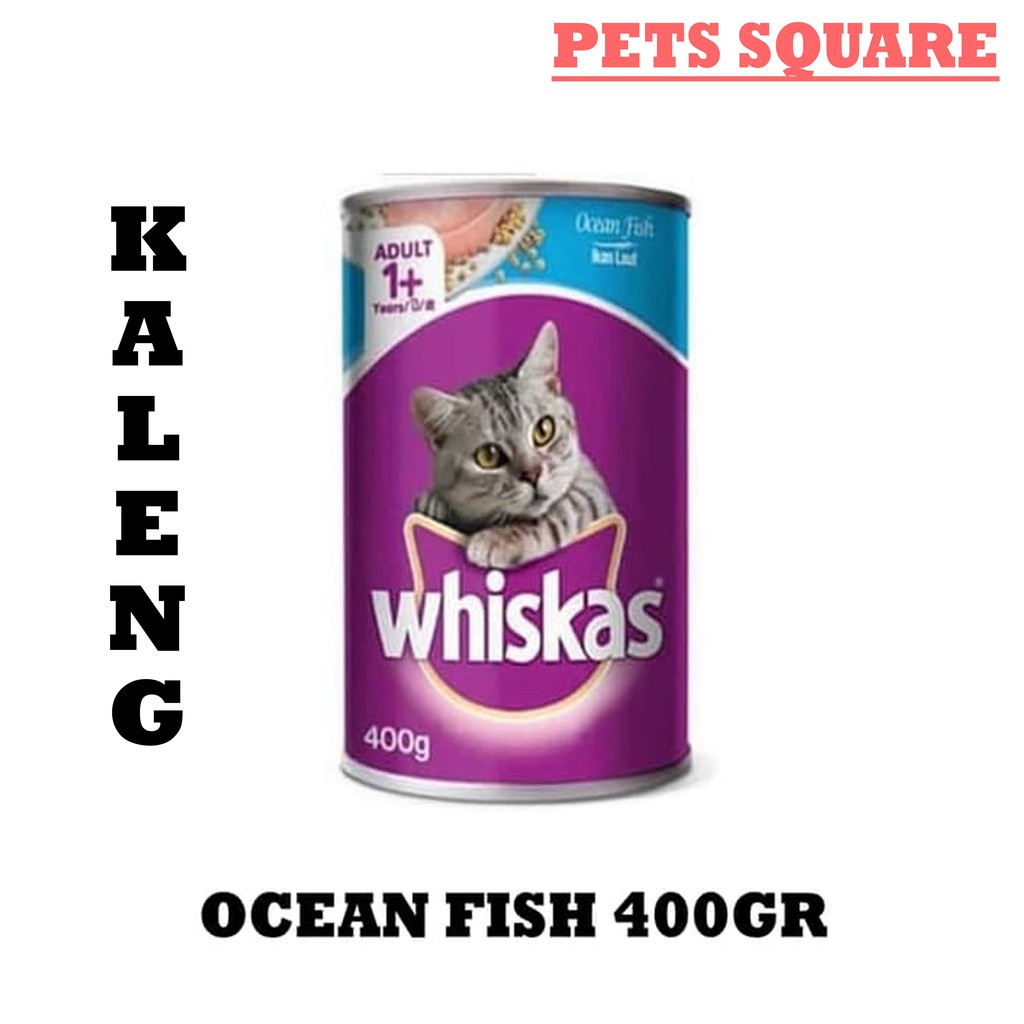 WHISKAS KALENG OCEAN FISH 400GR