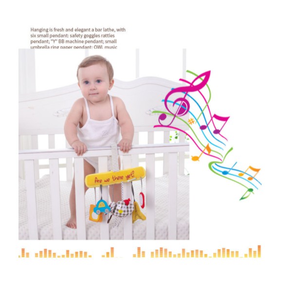 BSS Mainan Gantungan Stoller Bayi Gantungan Musik Ranjang Bayi