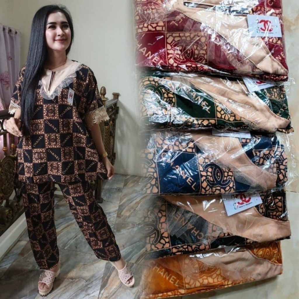 SETELAN CP MOTIF ARAB MOTIF AKAR BUSUI RESLETING DEPAN RAYON
