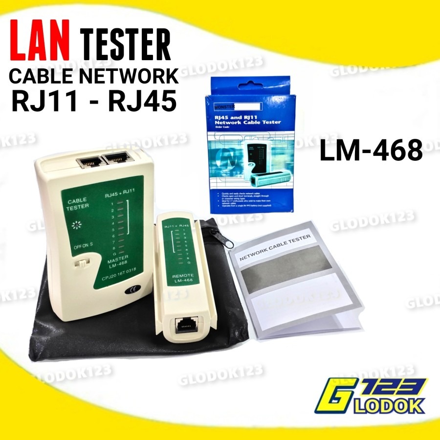 Test Kabel LAN Cable Tester Network RJ11 RJ45