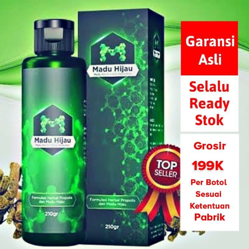 MADU HIJAU HERBAL ASAM LAMBUNG  MAAG Atasi Sakit Maag Asam Lambung Gerd Mual herbal ori 210 gram