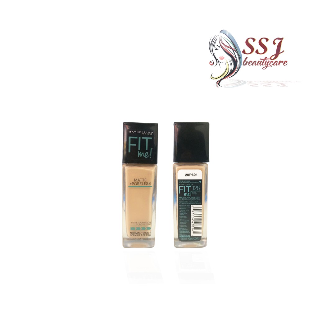 100% ORIGINAL MAYBELLINE Fit Me Matte Poreless Foundation