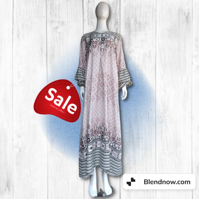 Gamis Dress Maxmara Motif Elena Series Limited Edition